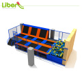 Small Indoor Kids Trampoline with Foam Pit and Climbing Wall, Bungee Jumping Inflatable Trampoline